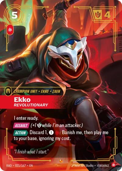 Radiance - 021/167 Ekko, Revolutionary Epic