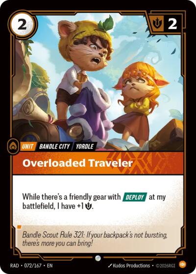 Radiance - 072/167 Overloaded Traveler Common