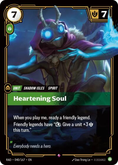 Radiance - 040/167 Heartening Soul Rare