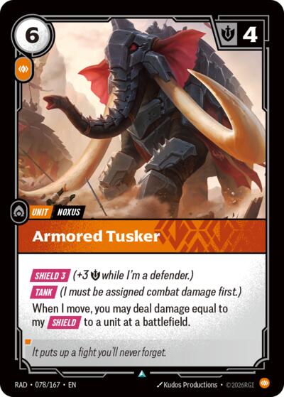 Radiance - 078/167 Armored Tusker Uncommon