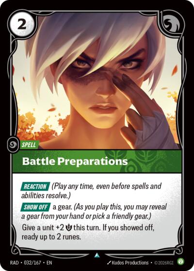 Radiance - 032/167 Battle Preparations Uncommon
