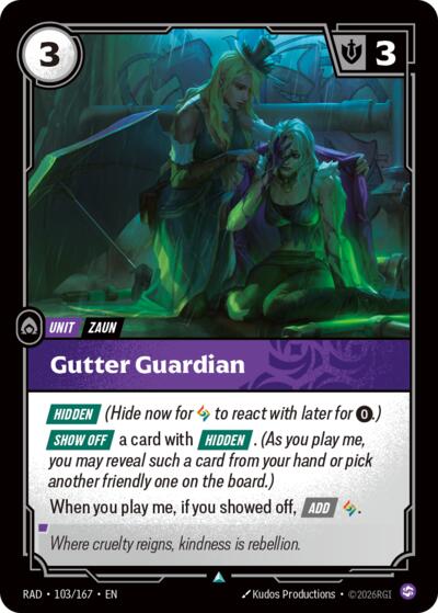 Radiance - 103/167 Gutter Guardian Uncommon