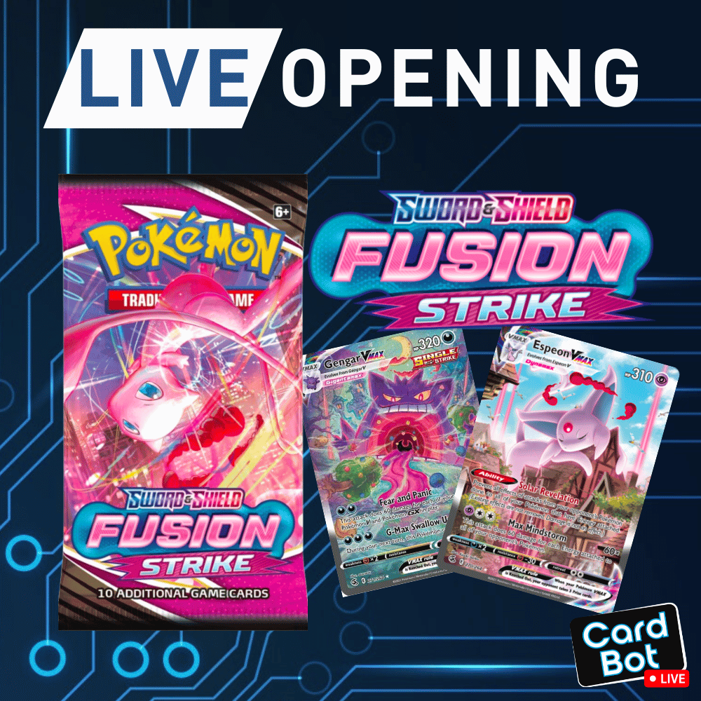 pokemon tcg fusion strike booster pack LIVE OPENING