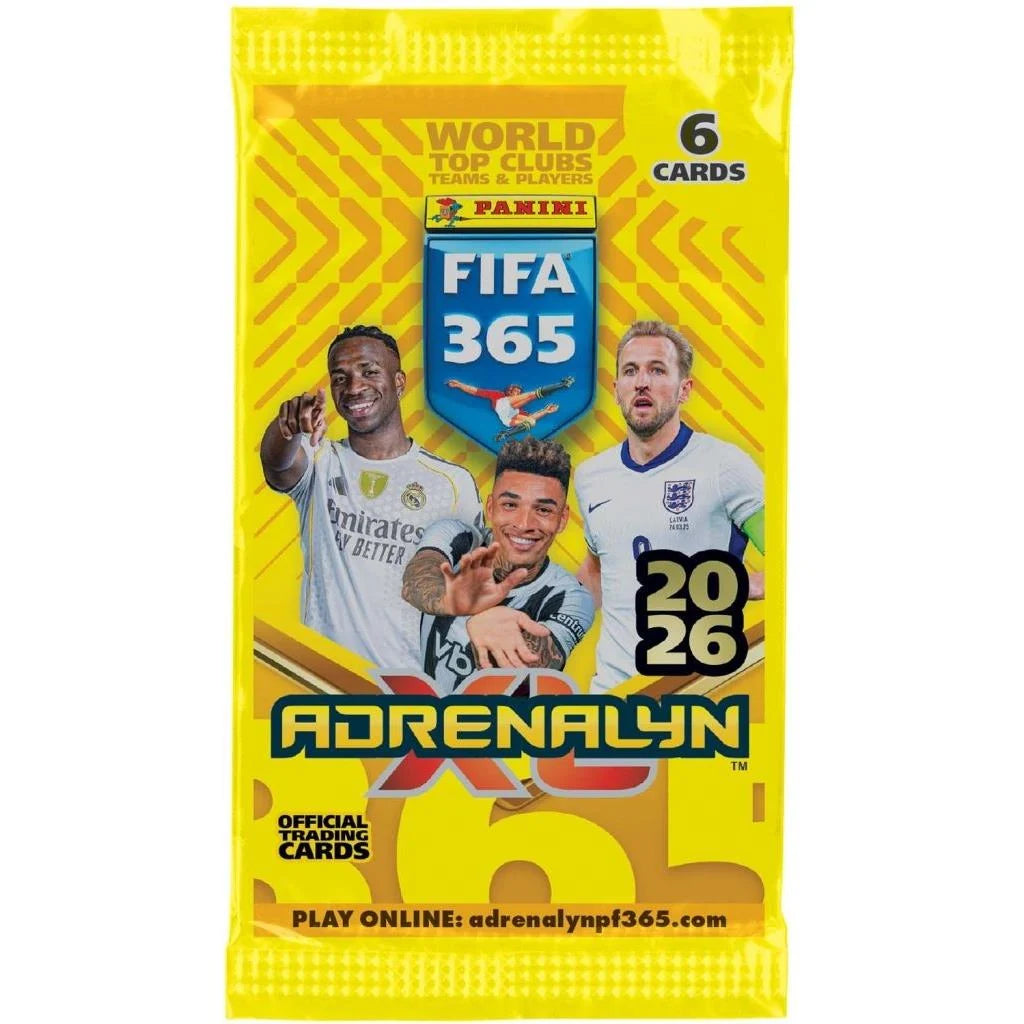 Panini FIFA 365 Adrenalyn XL 2026 Soccer Trading Cards Booster Pack
