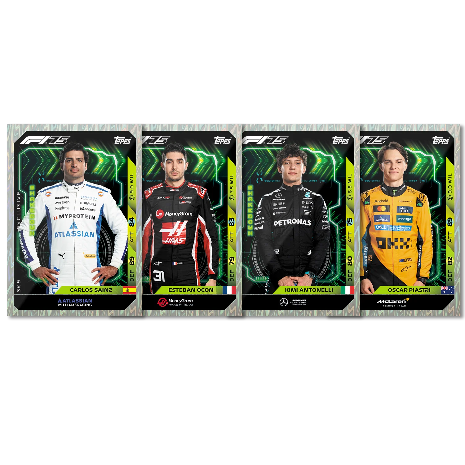 2025 Topps Turbo Attax Formula 1 Shakedown Mega Tin