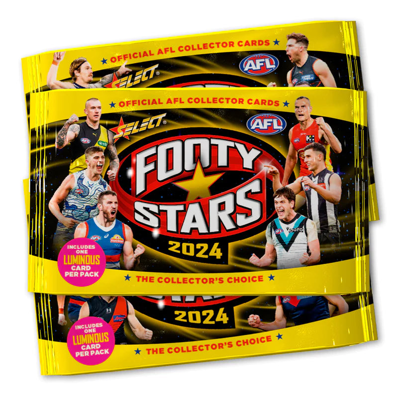 2024 Select AFL Footy Stars Booster Pack (9 Cards)