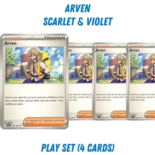 Pokmon TCG Trainer Playset - Arven (Scarlet & Violet) Pokmon TCG Trainer Playset - Arven (Scarlet & Violet)