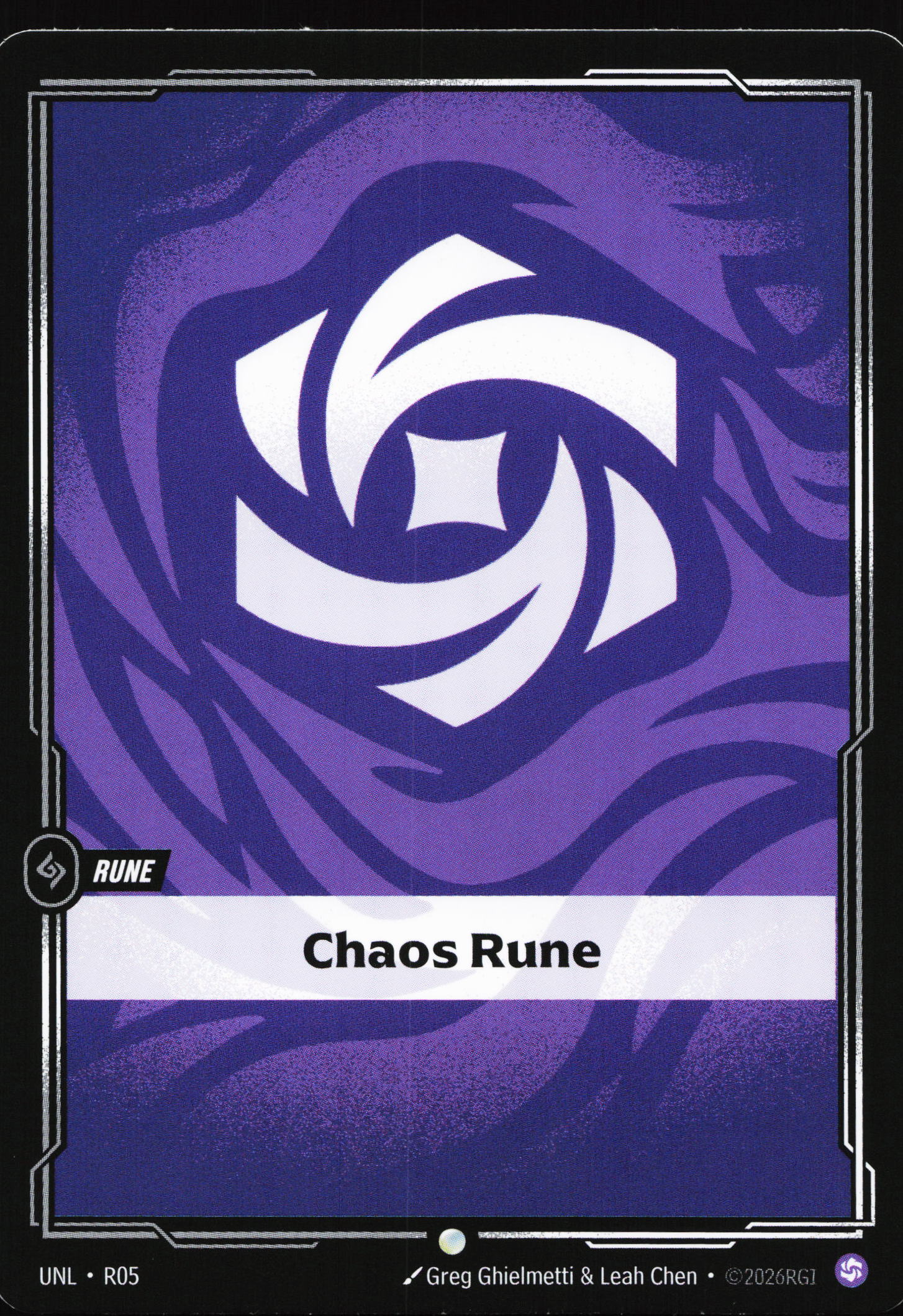 Riftbound - Unleashed - R05 Chaos Rune Common