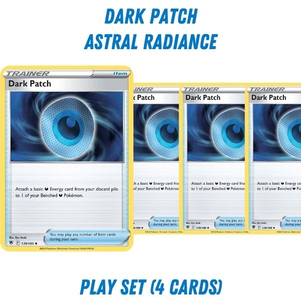 dark patch pokemon card Pokémon TCG Trainer Playset