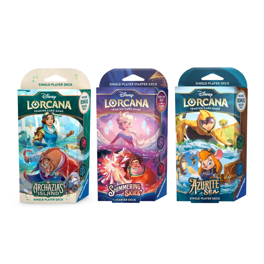 disney lorcana trading card game: bundle Game Starter Deck Triple Condition:MP Normal to enhance your gameplay FINAL FANTASY Card Sleeve