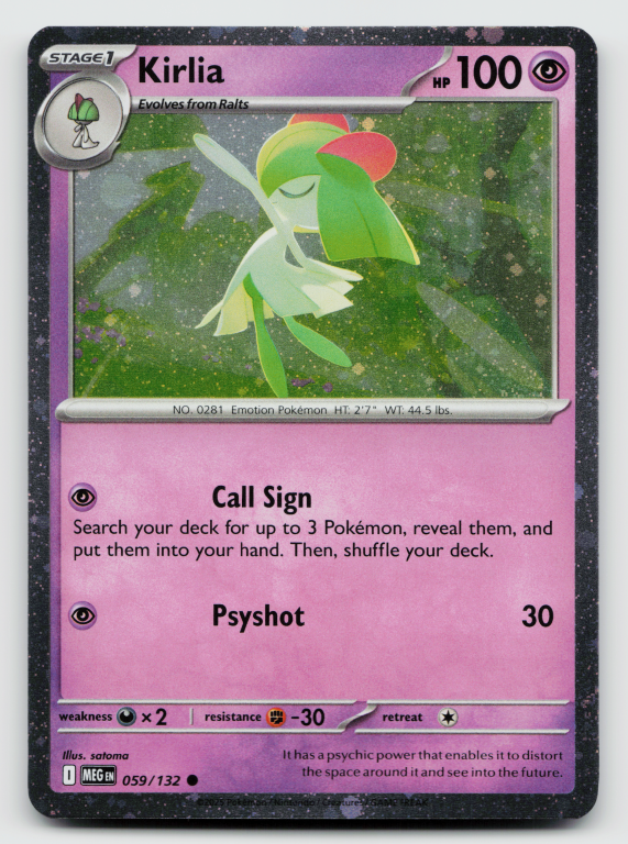 Mega Evolution - 059/132 Kirlia Common Mega Evolution - 059/132 Kirlia Common
