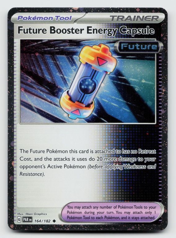 Scarlet & Violet Paradox Rift - 164/182 Future Booster Energy Capsule Uncommon (Cosmos Holofoil Promo)