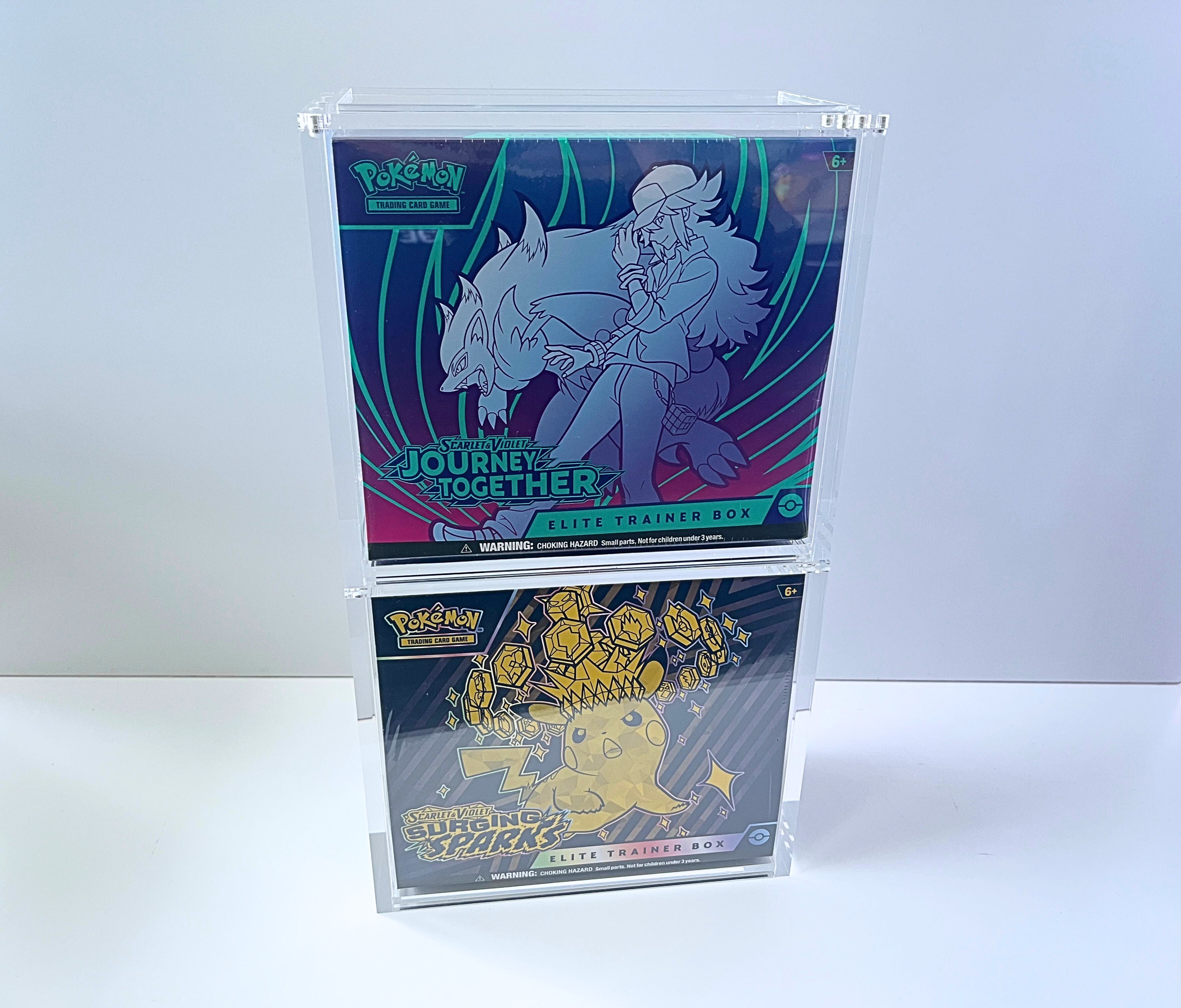 Card Bot Acrylic Case - Pokémon TCG Elite Trainer Box Size (Stackable Edition)