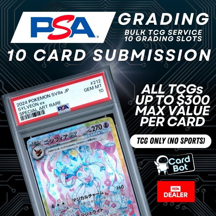 PSA Grading - Bulk TCG Service - 10 Card Submission