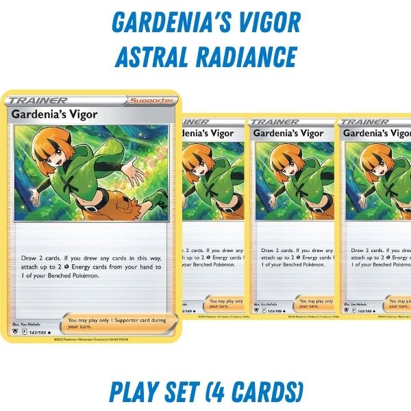 Pokmon TCG Trainer Playset - Gardenia's Vigor (Astral Radiance) Pokmon TCG Trainer Playset - Gardenia's Vigor (Astral Radiance)