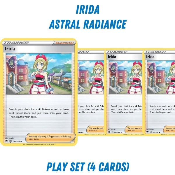 Pokmon TCG Trainer Playset - Irida (Astral Radiance) Pokmon TCG Trainer Playset - Irida (Astral Radiance)