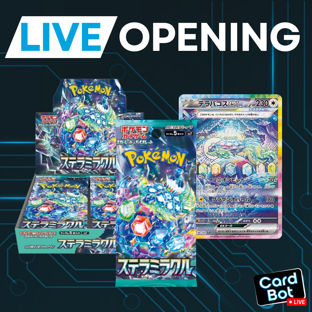 LIVE OPENING - Pokémon TCG Stellar Miracle (Japanese)