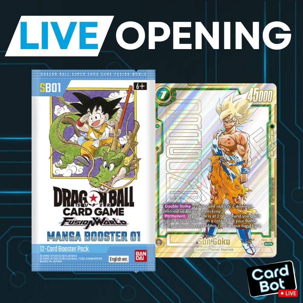 LIVE OPENING - Dragon Ball Super Manga Booster SB01 Booster Pack LIVE OPENING - Dragon Ball Super Manga Booster SB01 Booster Pack