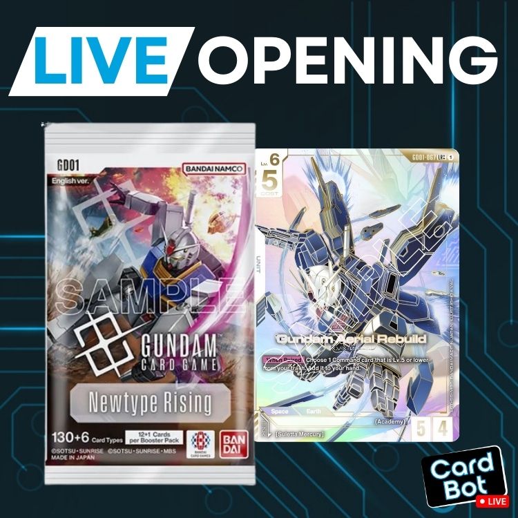 LIVE OPENING - Gundam Newtype Rising GD01 Booster Pack