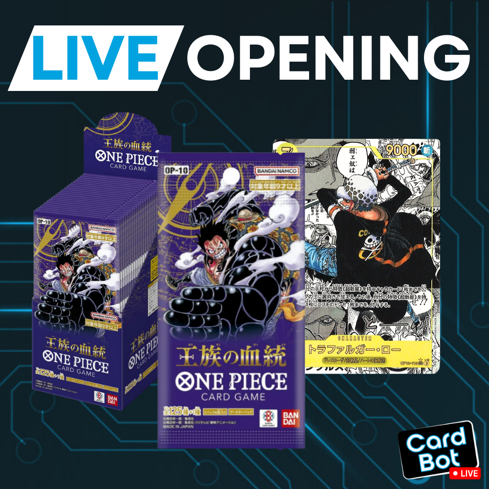 LIVE OPENING - One Piece OP-10 Royal Bloodline (Japanese) LIVE OPENING - One Piece OP-10 Royal Bloodline (Japanese)