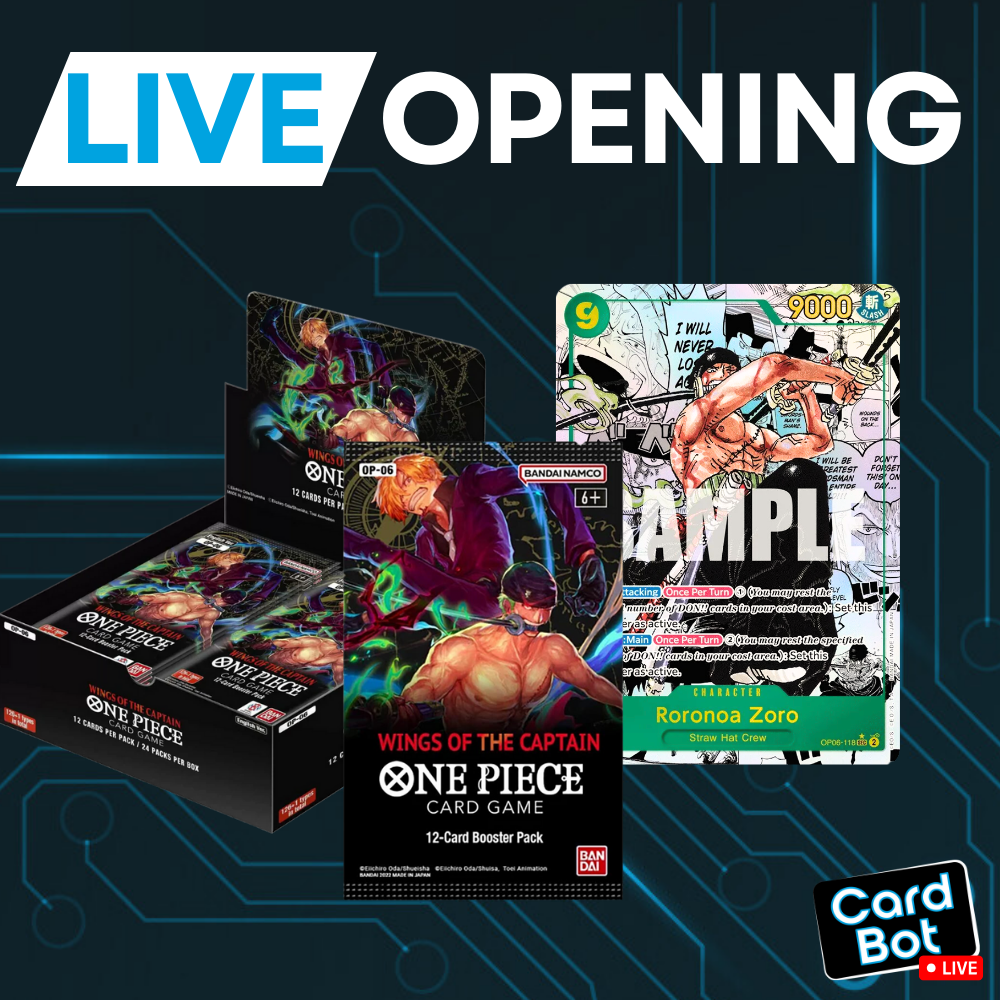 LIVE OPENING - One Piece Card Game OP-06 Wings of the Captain (English)