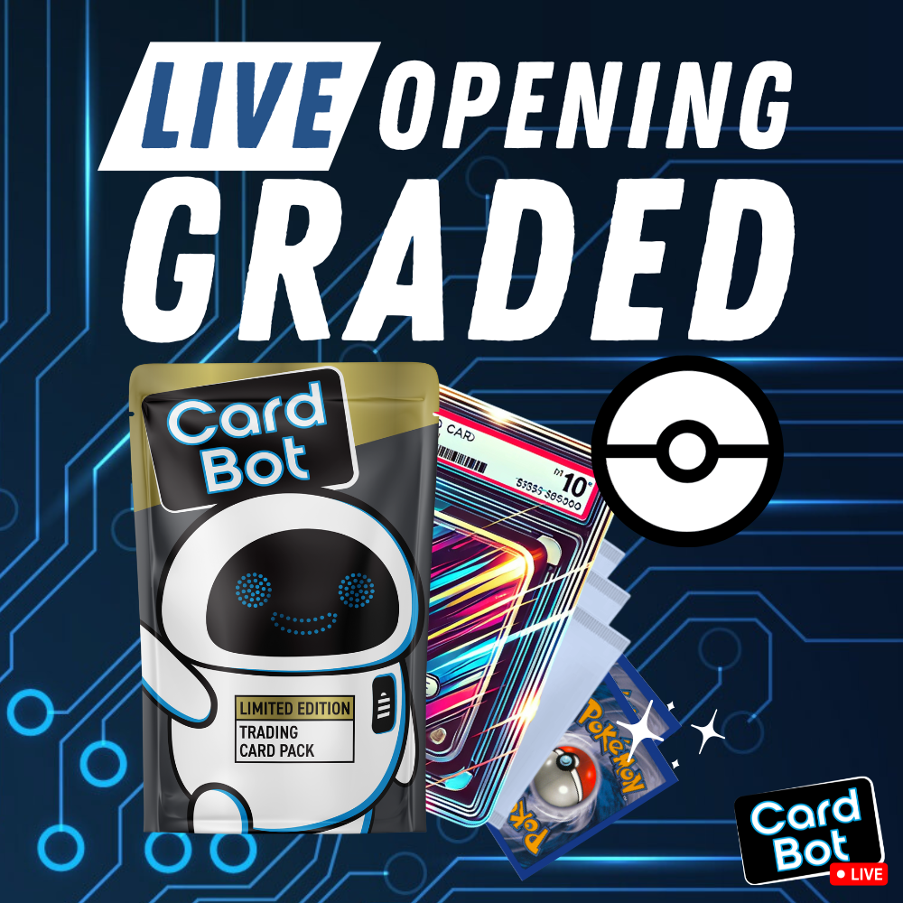 LIVE OPENING - Card Bot Pokémon SLAB, PACK & HIT