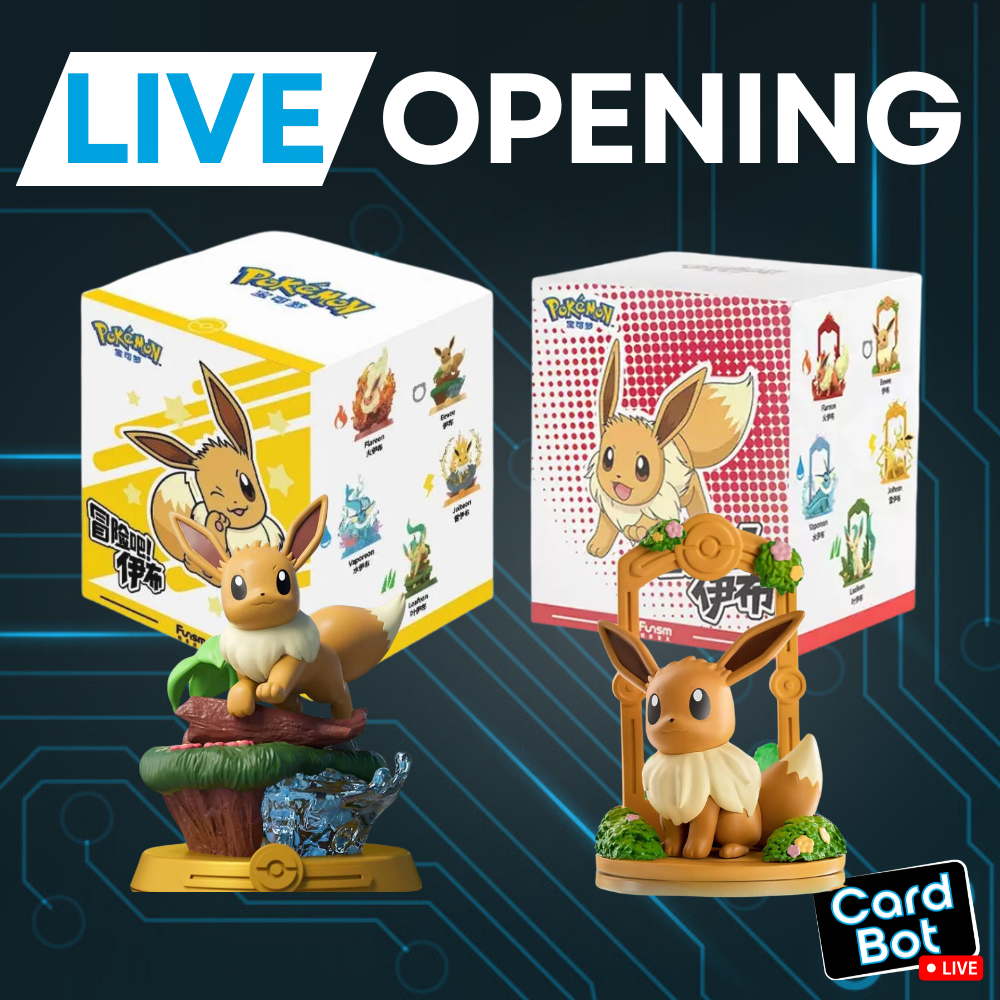 LIVE OPENING - Funism Pokémon Eevee Adventure Blind Box