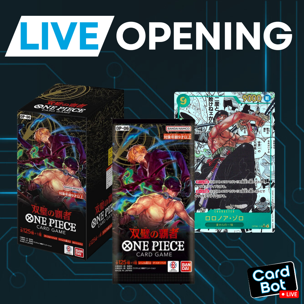 LIVE OPENING - One Piece Card Game OP-06 Wings of the Captain (Japanese)
