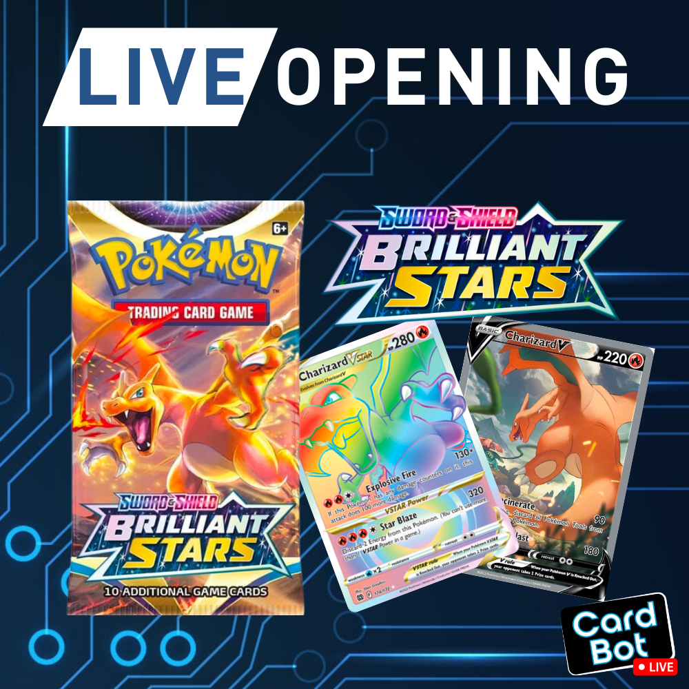 LIVE OPENING - Pokmon TCG Brilliant Stars Booster Pack LIVE OPENING - Pokmon TCG Brilliant Stars Booster Pack