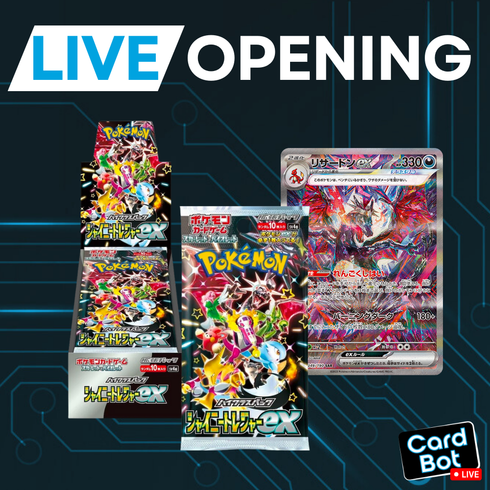 LIVE OPENING - Pokmon TCG Shiny Treasure ex Booster Pack (Japanese) LIVE OPENING - Pokmon TCG Shiny Treasure ex Booster Pack (Japanese)