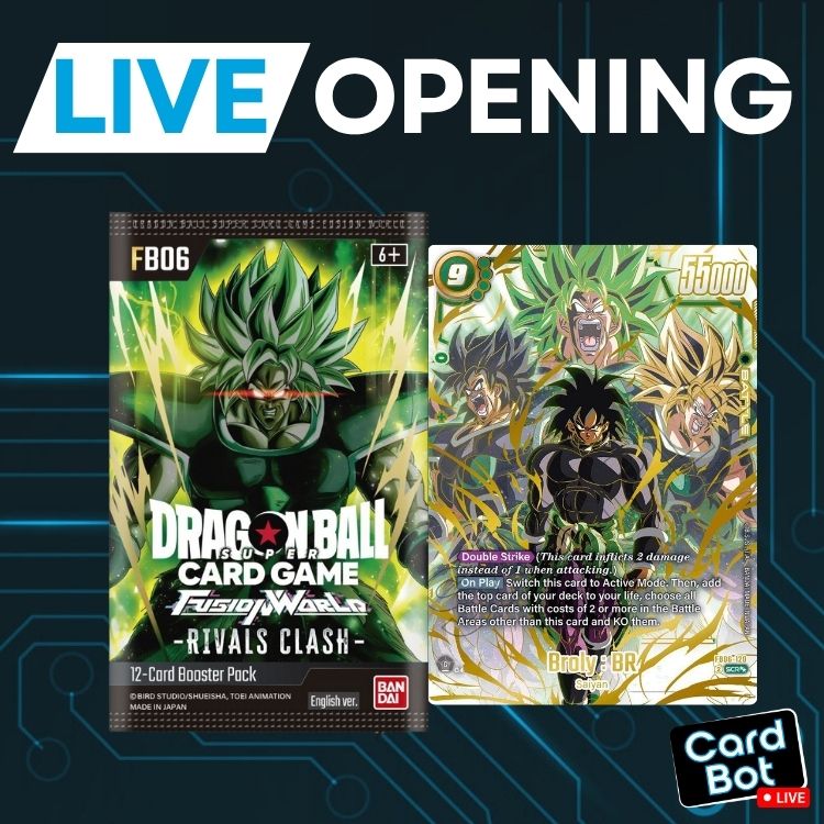 LIVE OPENING - Dragon Ball Super Rivals Clash FB06 Booster Pack