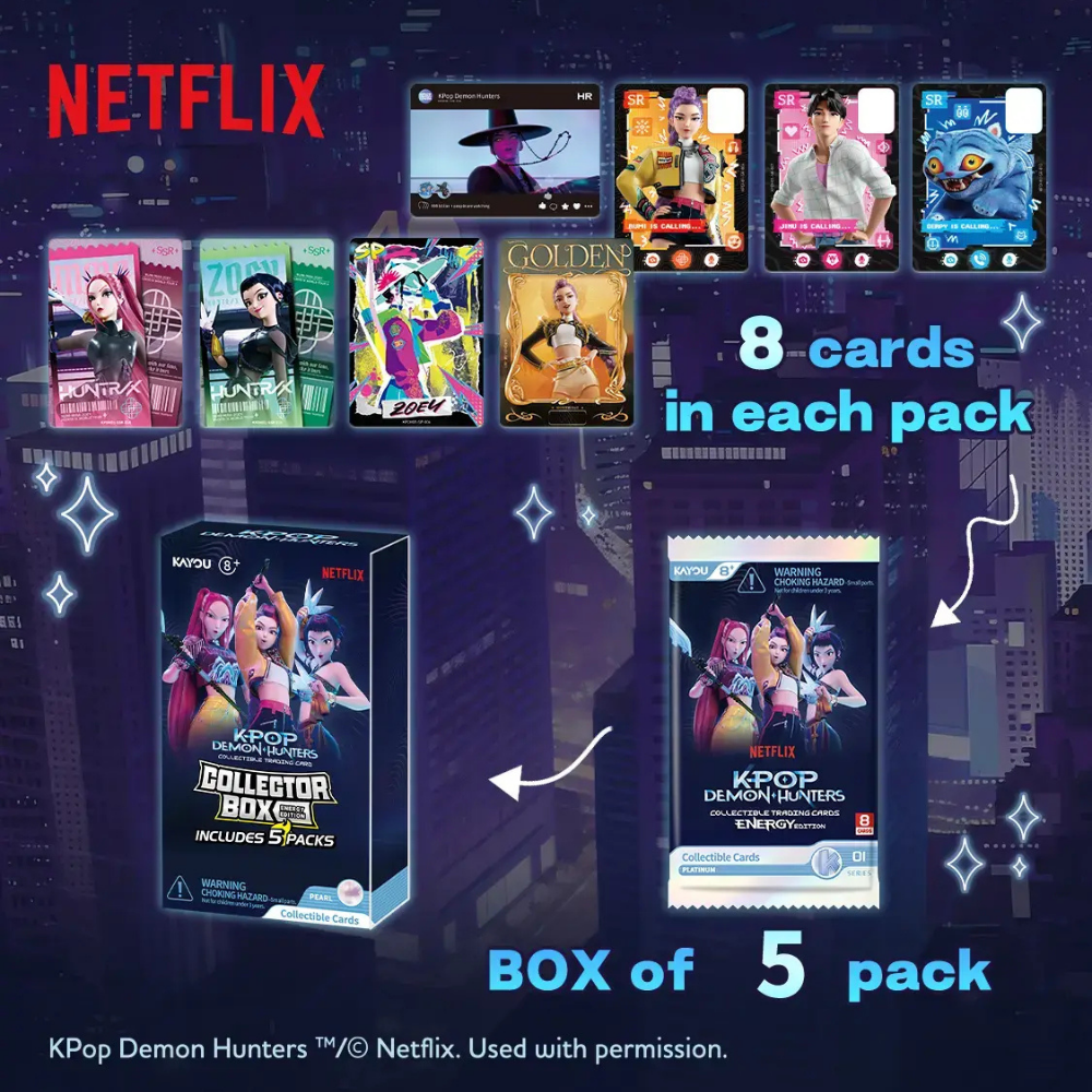 2026 Kayou K-POP Demon Hunters Energy Edition Collector Box - 5 Pack