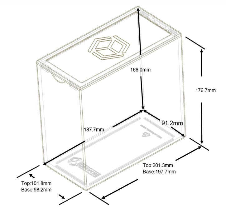 Desacne Premium Elite Trainer Box Hard Stack Protector 2 Pack