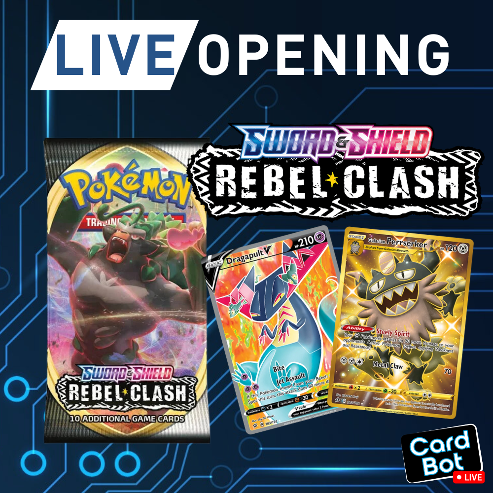 LIVE OPENING - Pokémon TCG Rebel Clash Booster Pack