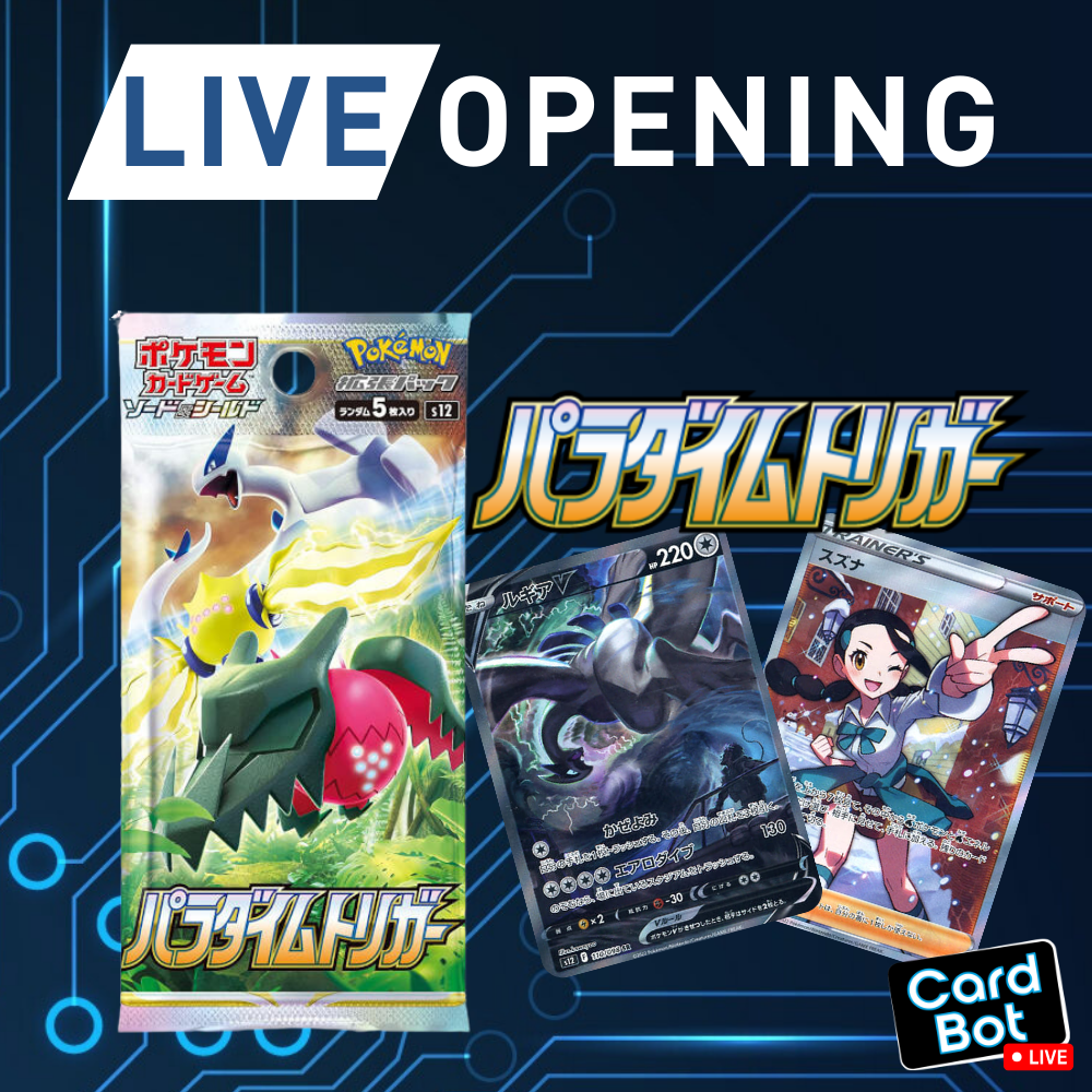 LIVE OPENING - Pokémon TCG Paradigm Trigger Booster Pack (Japanese)