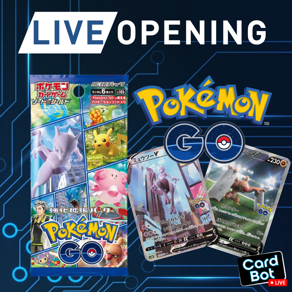 LIVE OPENING - Pokémon GO Booster Pack (Japanese)