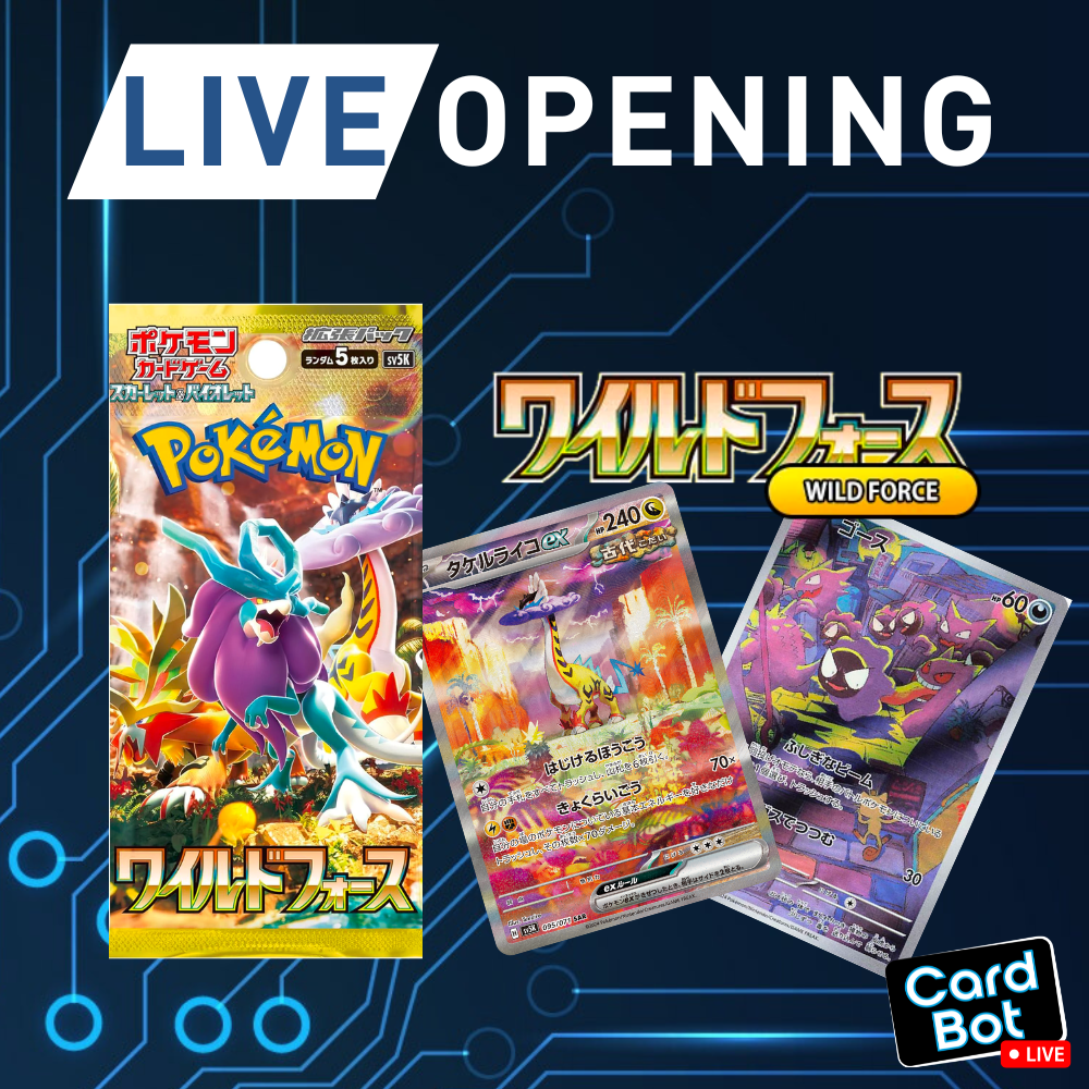 LIVE OPENING - Pokémon TCG Wild Force Booster Pack (Japanese)