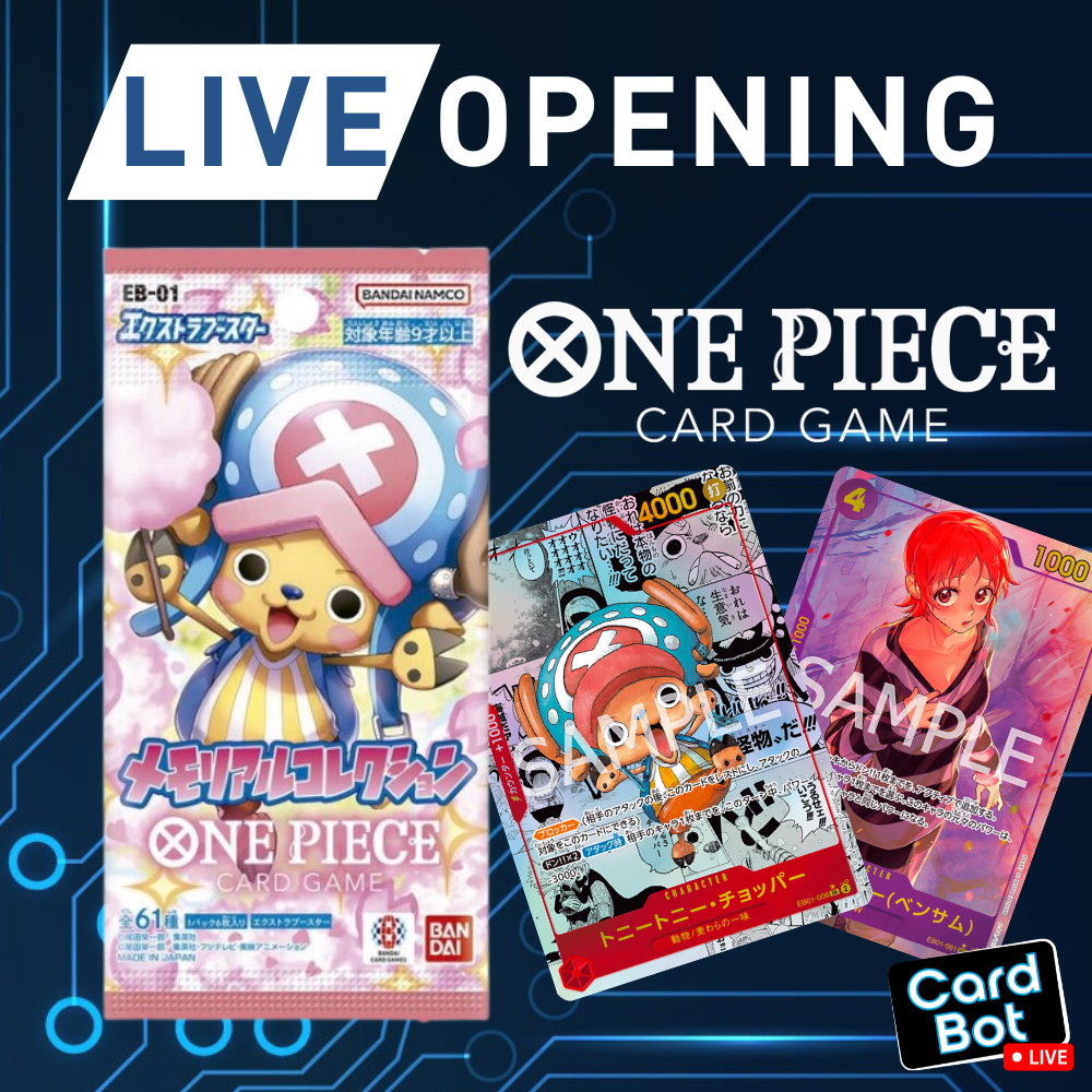 LIVE OPENING - One Piece Card Game EB-01 Booster Pack (Japanese)