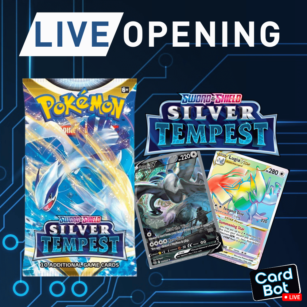 LIVE OPENING - Pokmon TCG Silver Tempest Booster Pack LIVE OPENING - Pokmon TCG Silver Tempest Booster Pack