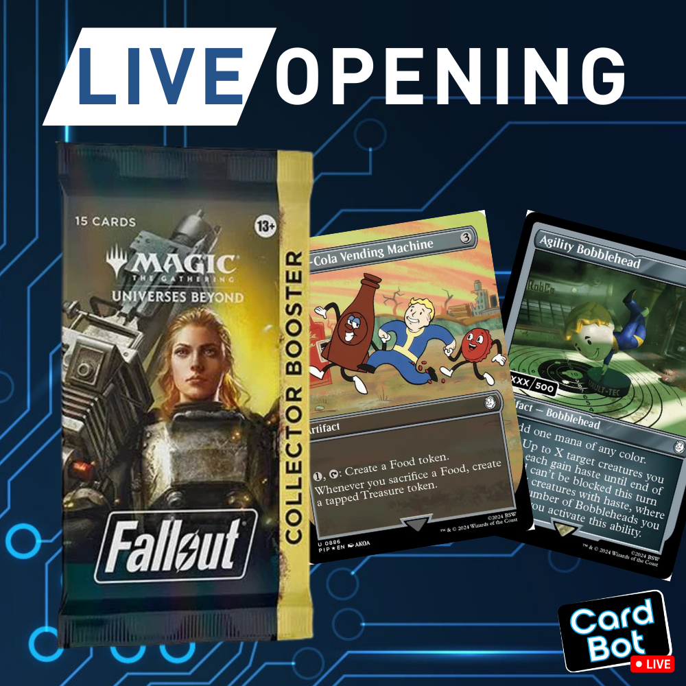 LIVE OPENING - Magic The Gathering Fallout Collectors Booster Pack