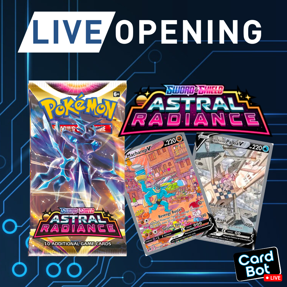 LIVE OPENING - Pokmon TCG Astral Radiance Booster Pack LIVE OPENING - Pokmon TCG Astral Radiance Booster Pack