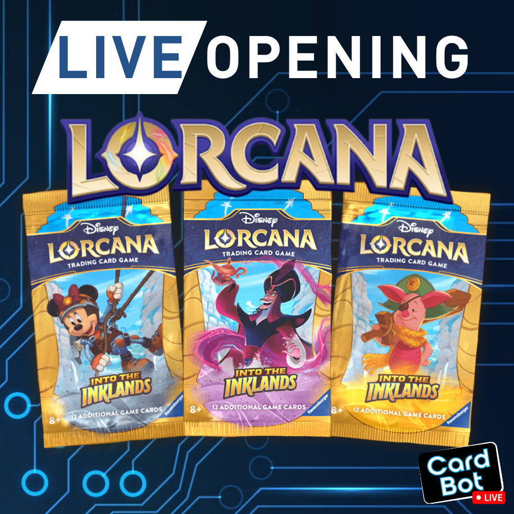 LIVE OPENING - Disney Lorcana Into the Inklands Booster Pack