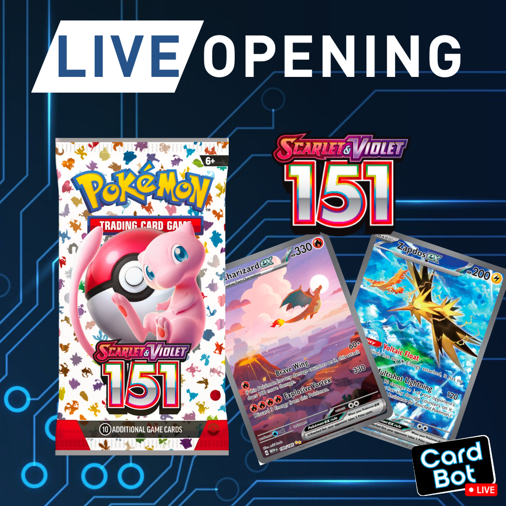 LIVE OPENING - Pokmon TCG Scarlet & Violet 151 Booster Pack LIVE OPENING - Pokmon TCG Scarlet & Violet 151 Booster Pack