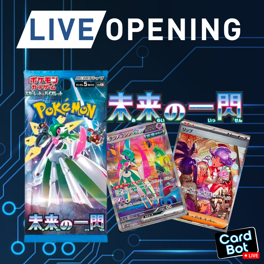 LIVE OPENING - Pokémon TCG Future Flash Booster Pack (Japanese)