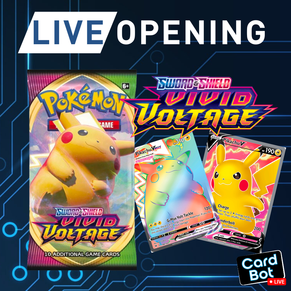 LIVE OPENING - Pokmon TCG Vivid Voltage Booster Pack LIVE OPENING - Pokmon TCG Vivid Voltage Booster Pack