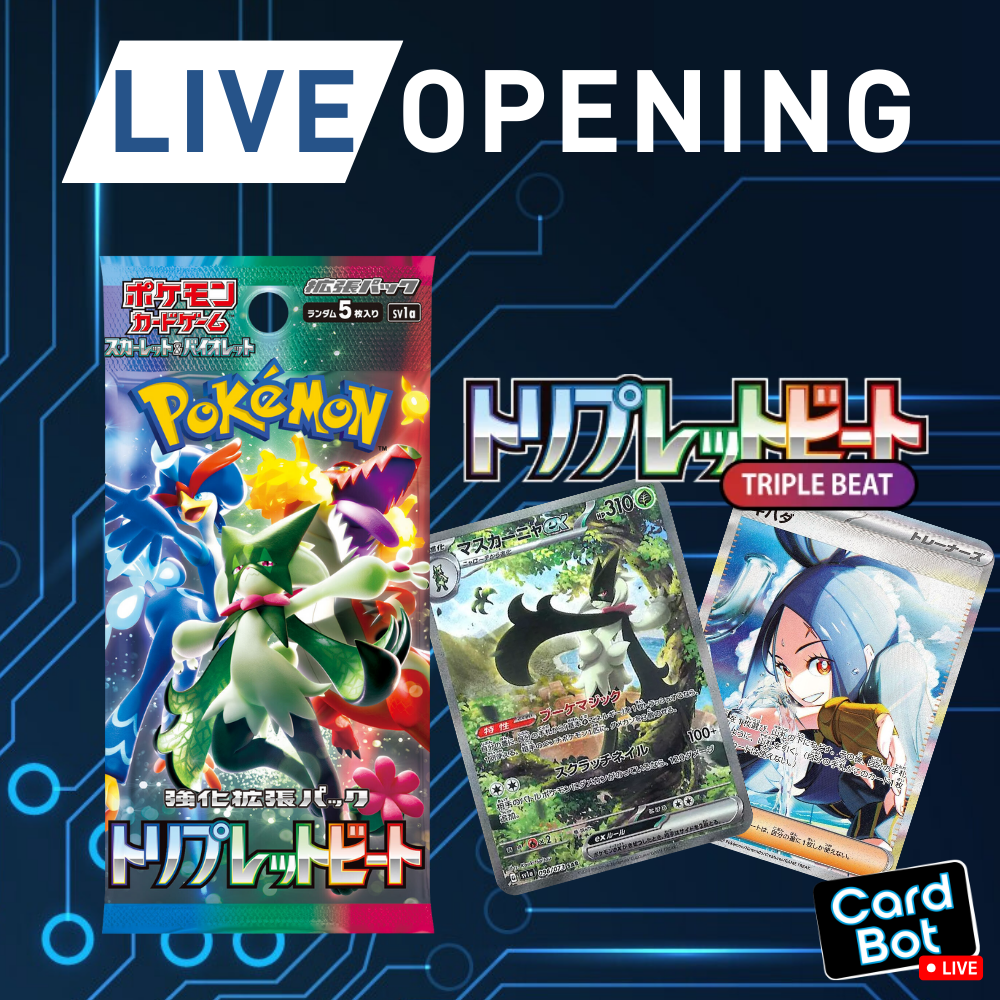 LIVE OPENING - Pokémon TCG Triplet Beat Booster Pack (Japanese)