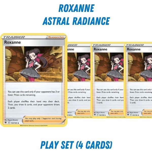 pokemon roxanne card Pokémon TCG Trainer Playset