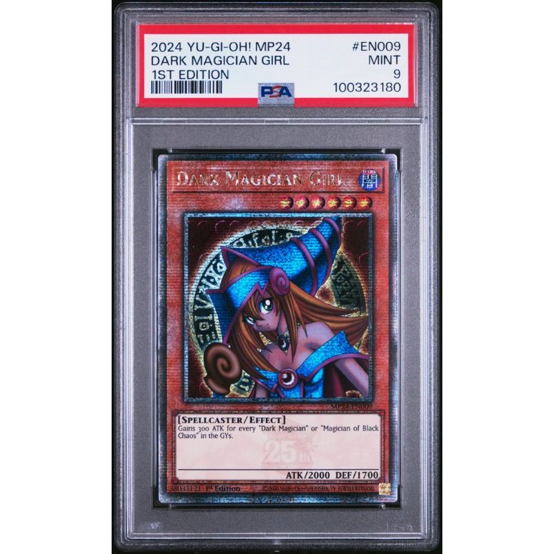 2024 Yu-Gi-Oh! Mp24-25th Anniversary Tin: Dueling Mirrors #EN009 Dark Magician Girl 1st Edition PSA 9