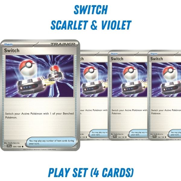 Pokmon TCG Trainer Playset - Switch (Scarlet & Violet) Pokmon TCG Trainer Playset - Switch (Scarlet & Violet)