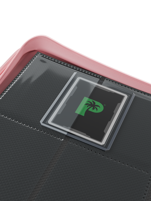 Palms Off Gaming Collector's Series Top Loader Zip Binder 9 Pocket - Pink